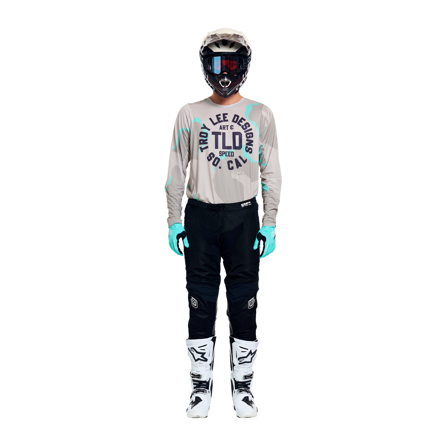 GP Pro Air LS Jersey Camo Aqua Desert