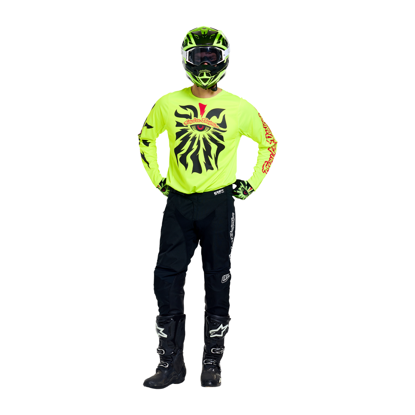 GP Pro LS Jersey Cyclops Flo Yellow