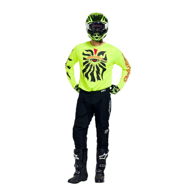 GP Pro LS Jersey Cyclops Flo Yellow