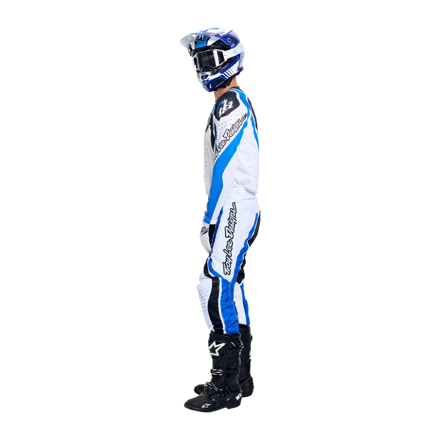 GP Pro LS Jersey Roller White / Blue