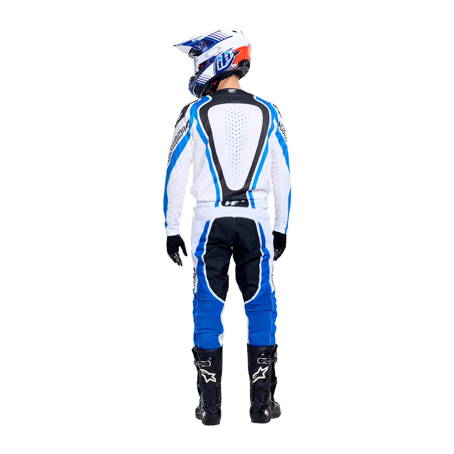 GP Pro LS Jersey Roller White / Blue