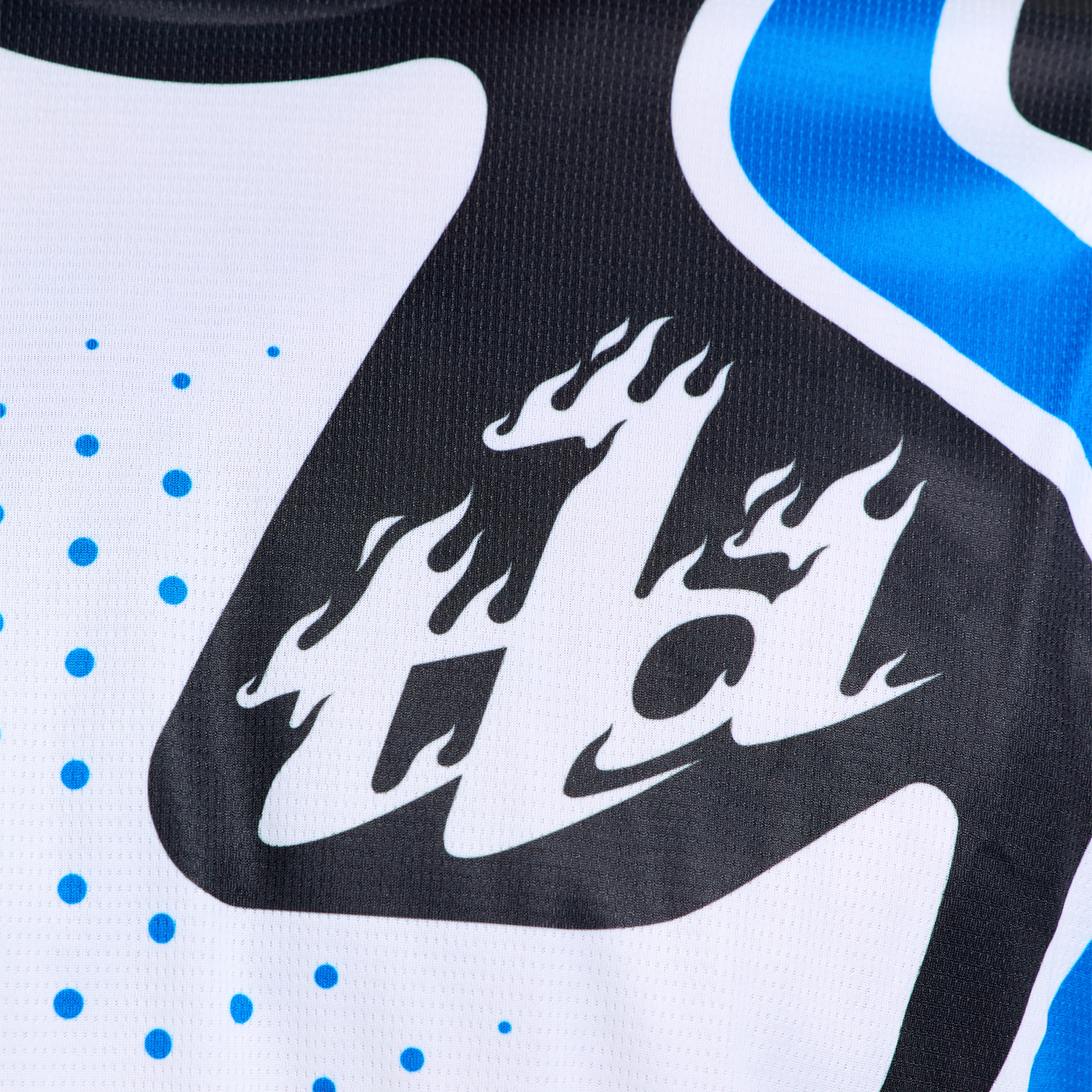 GP Pro LS Jersey Roller White / Blue