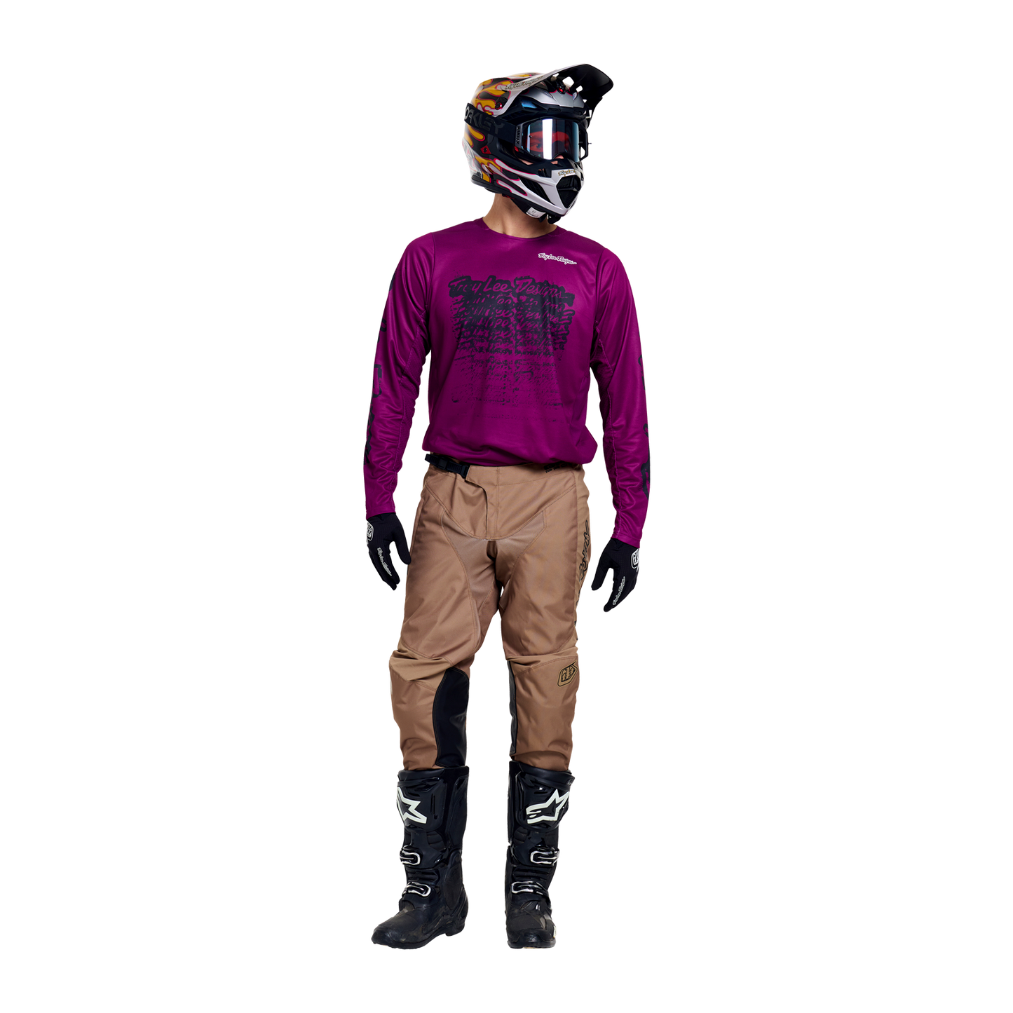 GP Pro LS Jersey Stamp Fuchsia