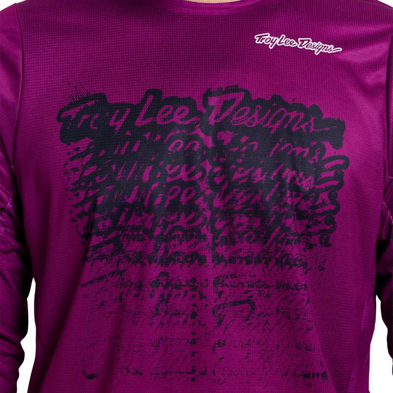 GP Pro LS Jersey Stamp Fuchsia
