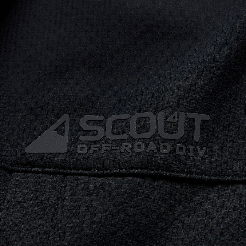 Veste softshell tout-terrain Scout, noire unie