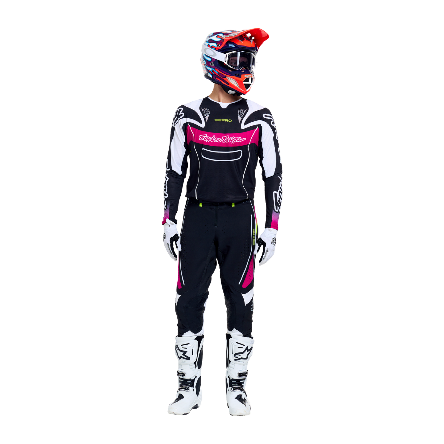 SE Pro LS Jersey Salvo Black / White