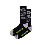 Mens Performance Socks Worldwide Black