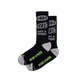 Mens Performance Socks Worldwide Black