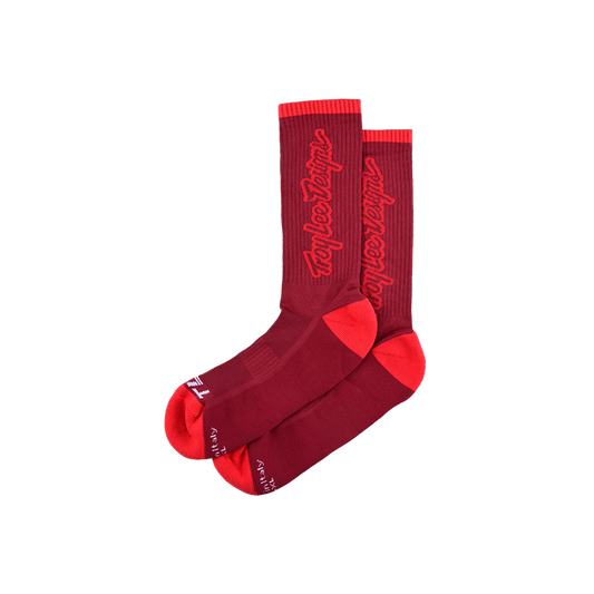 Mens Performance Socks Signature Oxblood