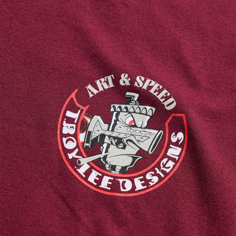 Long Sleeve Tee Carb Club Sangria