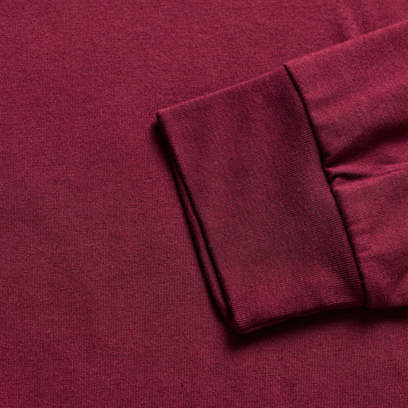 Long Sleeve Tee Carb Club Sangria