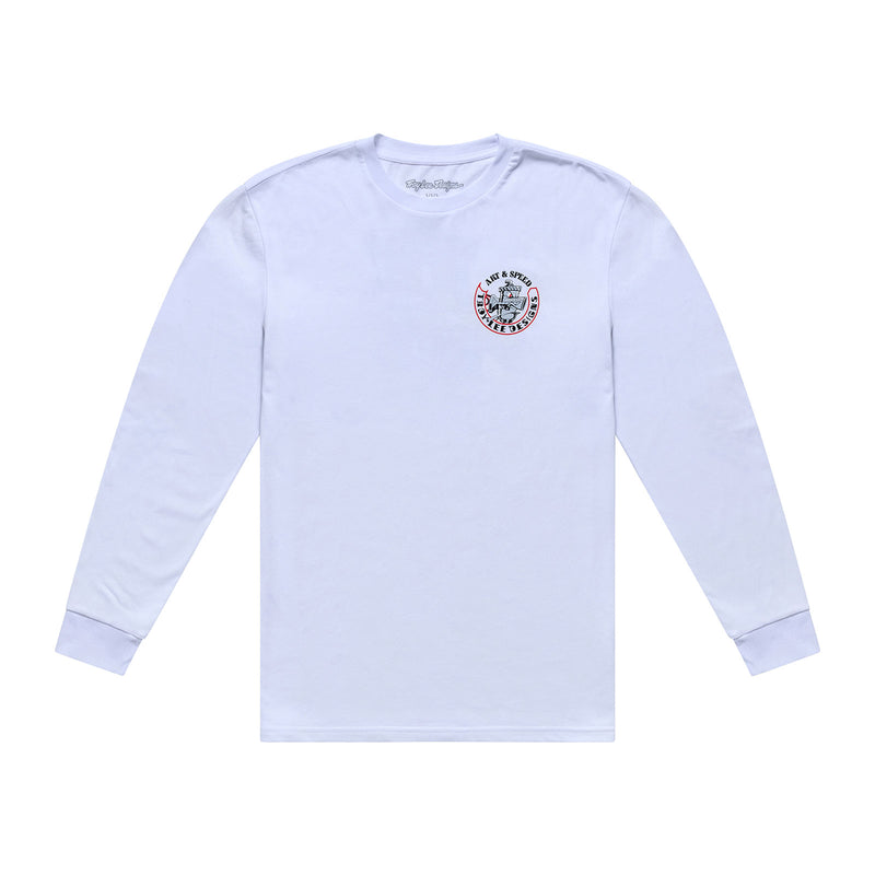 Long Sleeve Tee Carb Club White