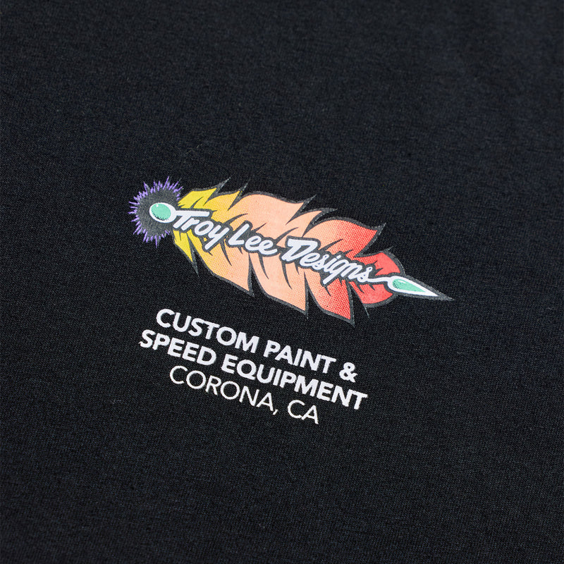 Short Sleeve Tee Feathers Black / Black