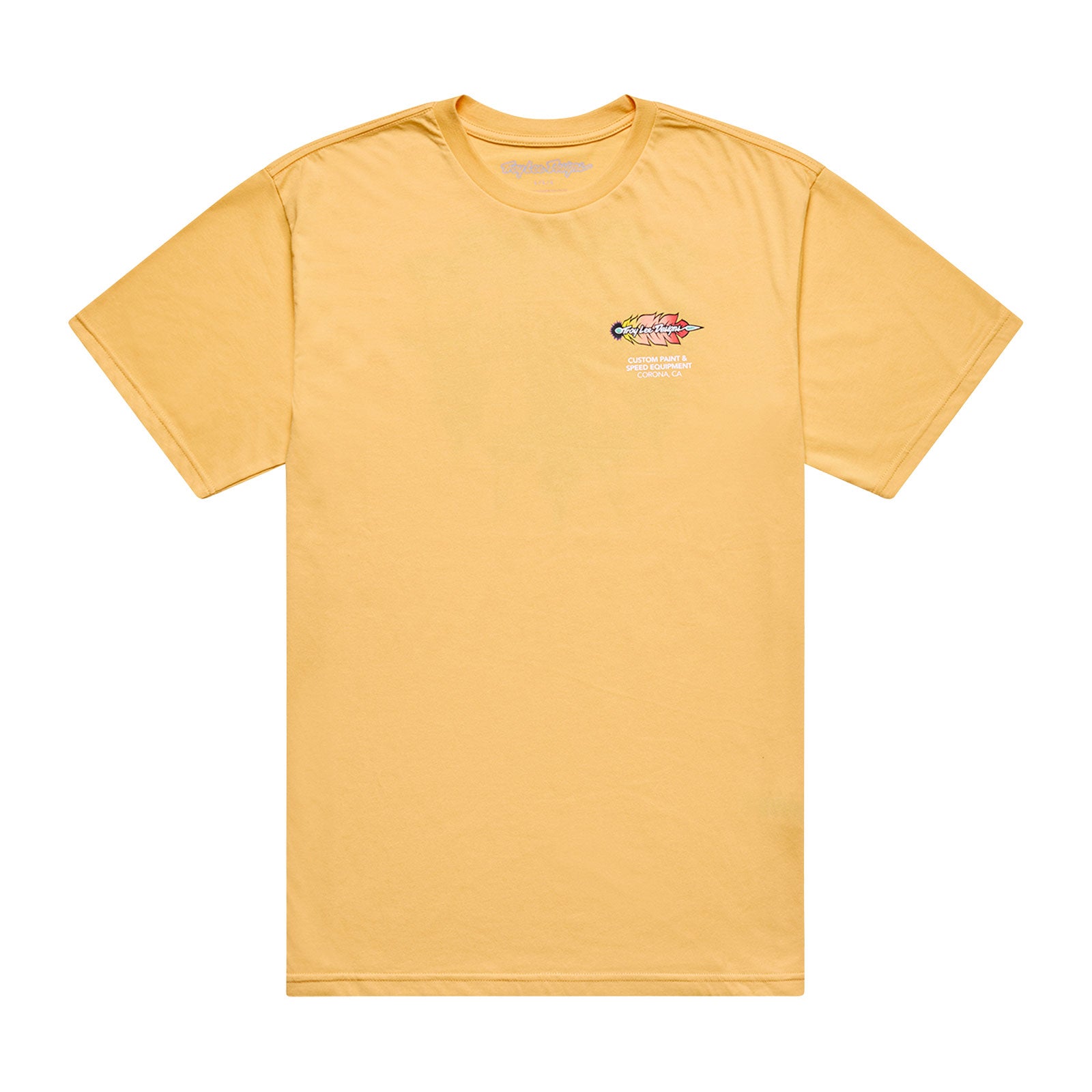 Short Sleeve Tee Feathers Bleached Melon