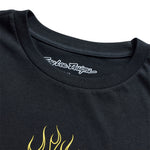 Short Sleeve Tee Flame2 Black