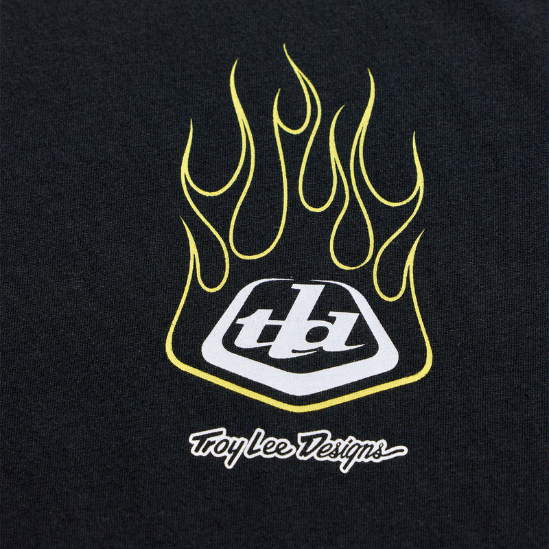 Short Sleeve Tee Flame2 Black