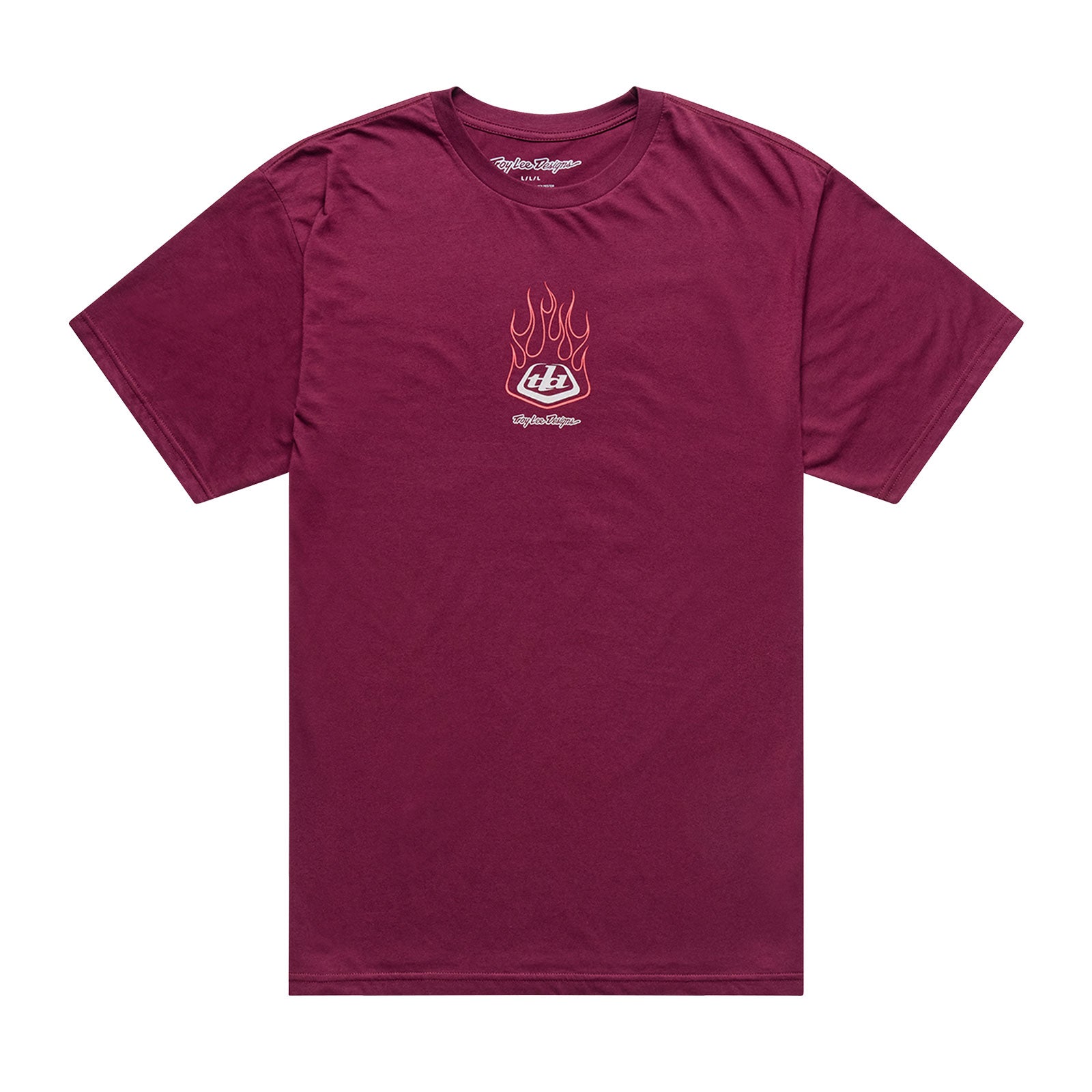 Short Sleeve Tee Flame2 Sangria