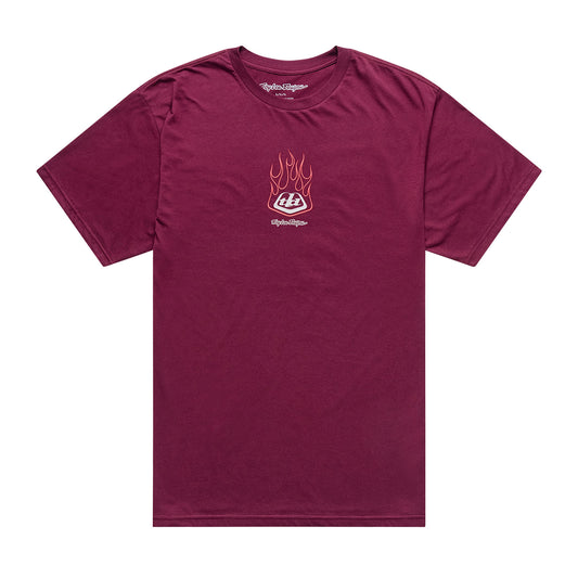 Short Sleeve Tee Flame2 Sangria
