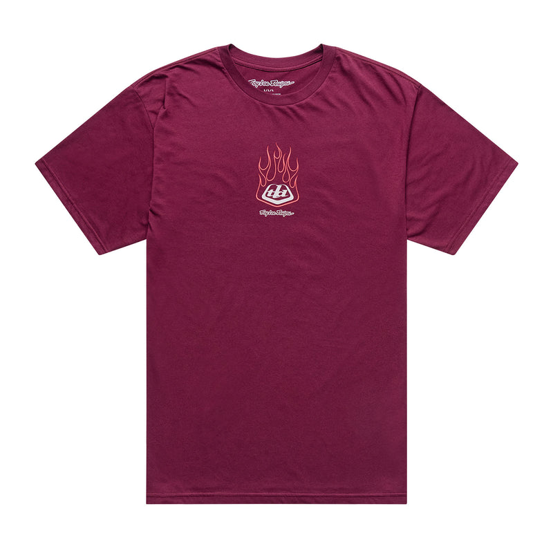 Short Sleeve Tee Flame2 Sangria