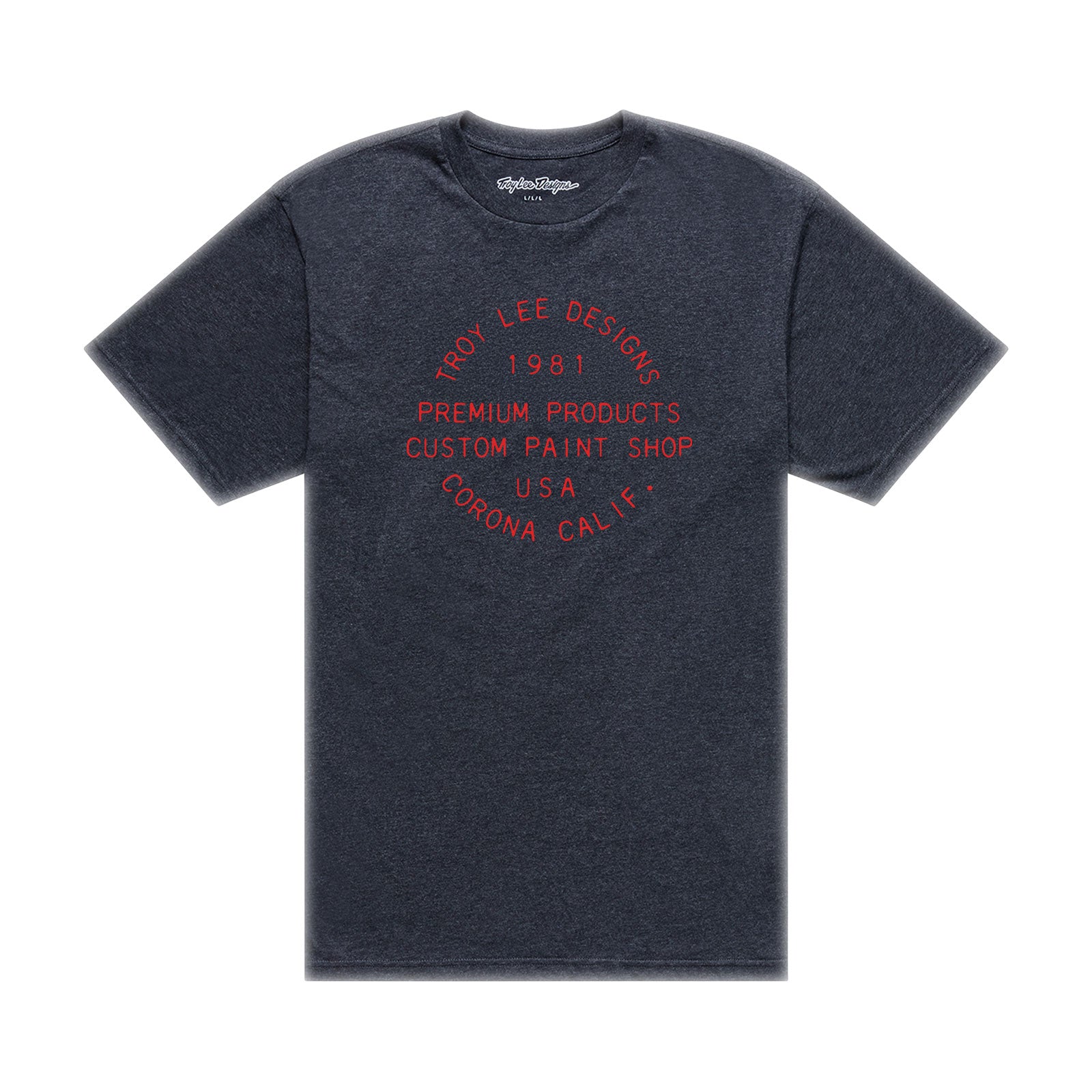 Short Sleeve Tee Imprint Black Heather