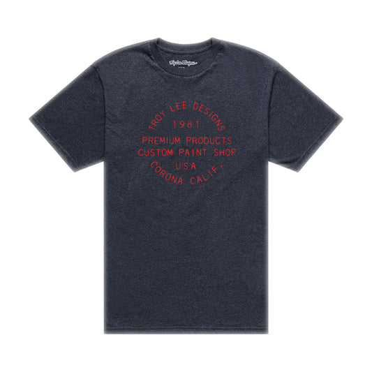 Short Sleeve Tee Imprint Black Heather