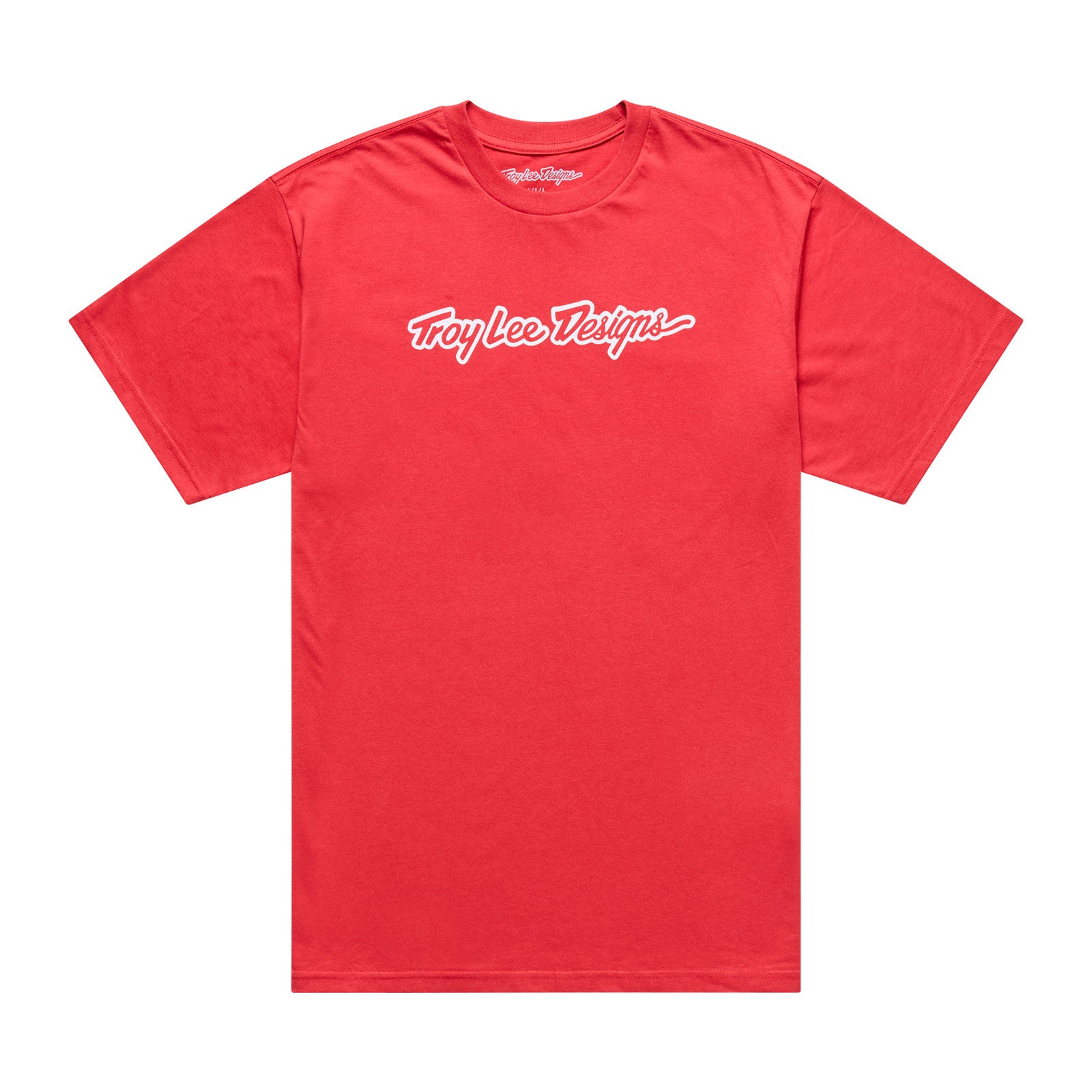 Short Sleeve Tee Signature Scarlet Glo
