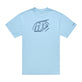 Short Sleeve Tee Badge Dawn Blue