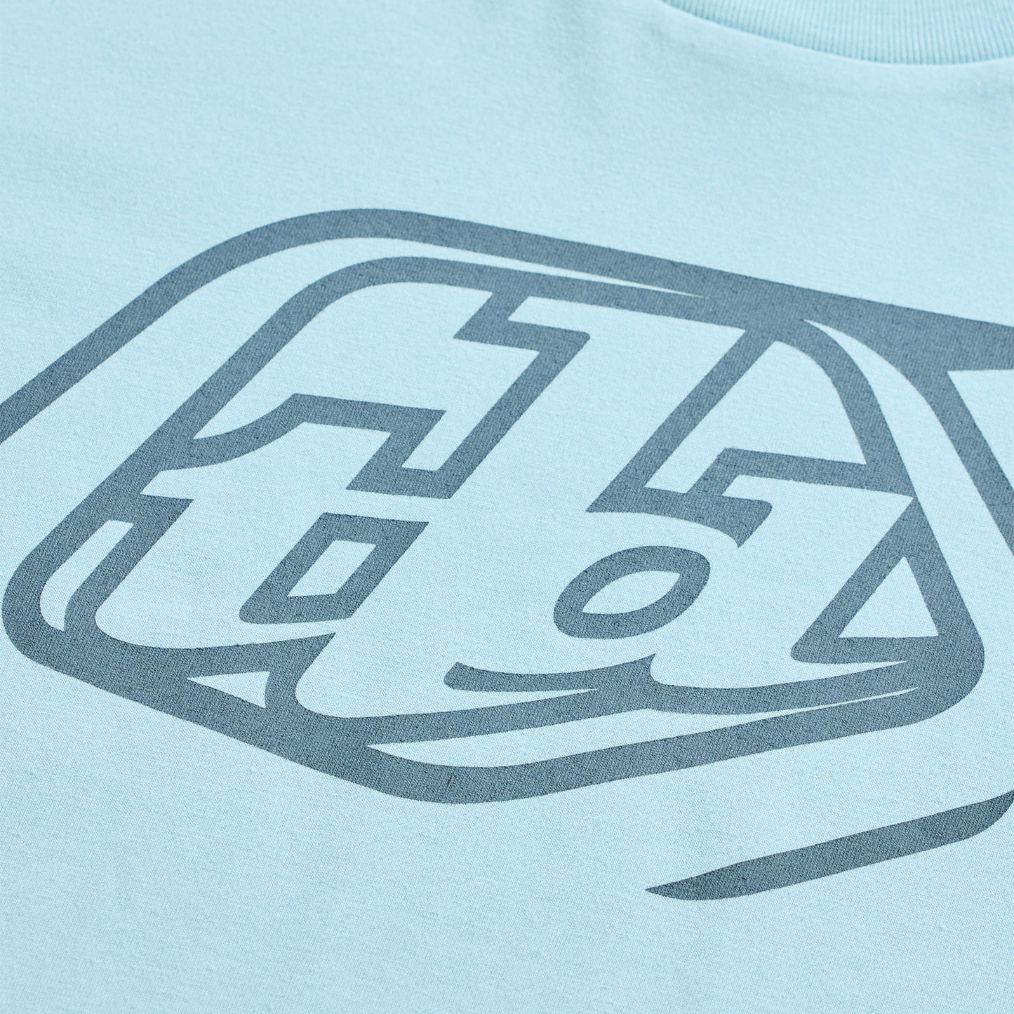 Short Sleeve Tee Badge Dawn Blue