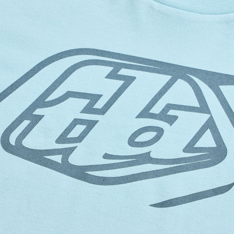 Short Sleeve Tee Badge Dawn Blue