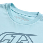 Short Sleeve Tee Badge Dawn Blue