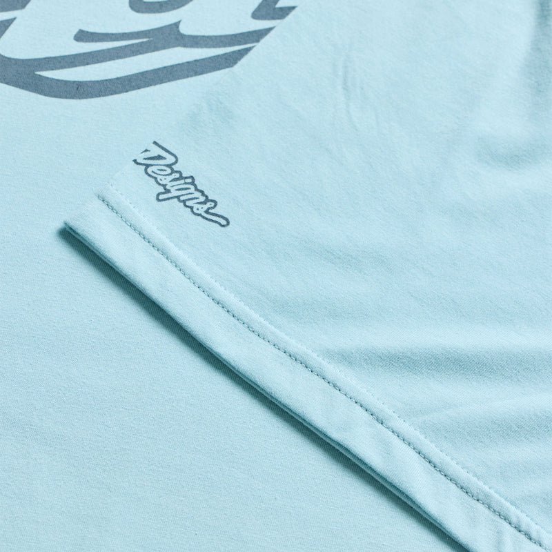 Short Sleeve Tee Badge Dawn Blue