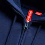 Zip up Hoodie Badge Navy / Sage
