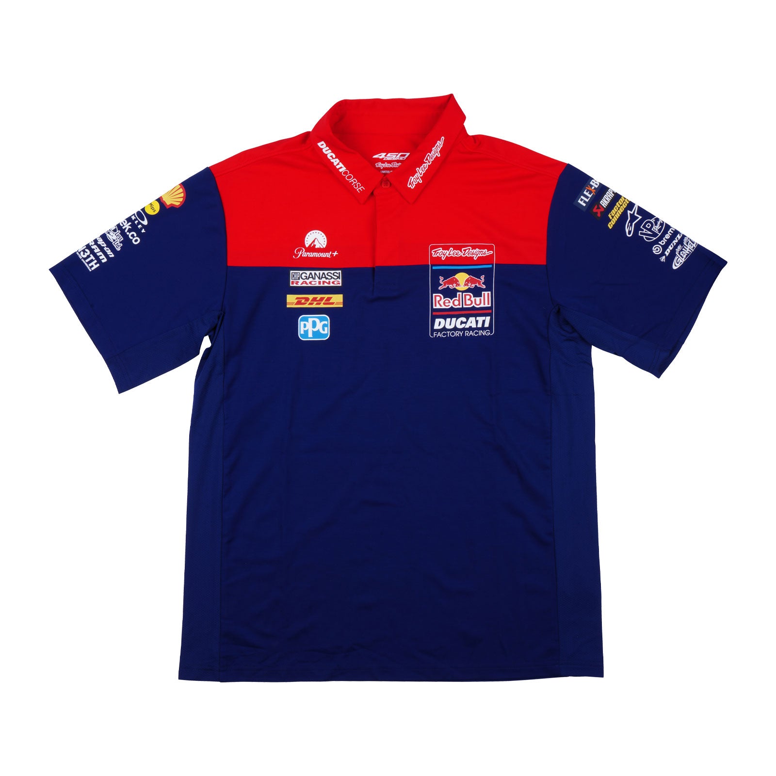 Pit Shirt Troy Lee Designs X Red Bull X Ducati Licensed Navy / Red