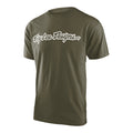 T-shirt à manches courtes vert militaire signature