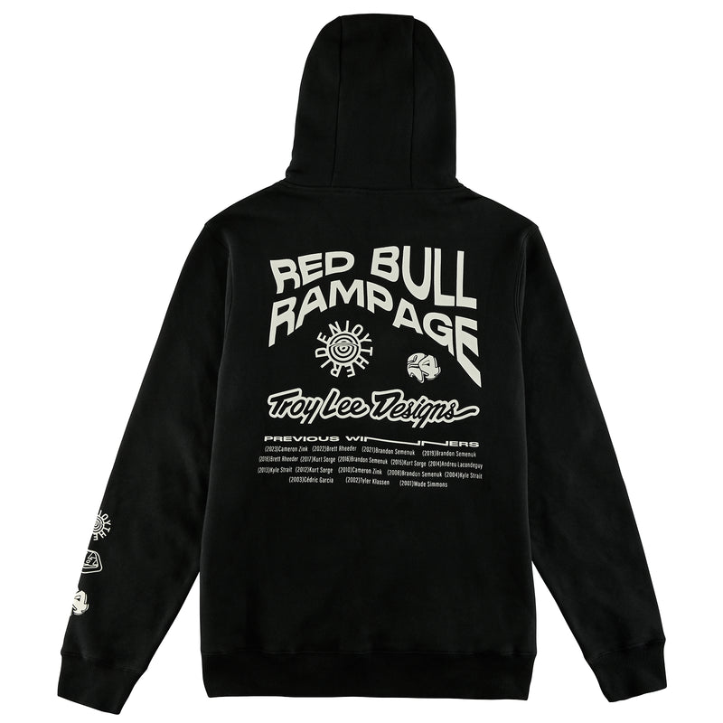 Sweat à capuche Troy Lee Designs X Redbull Rampage Mind Melt Noir