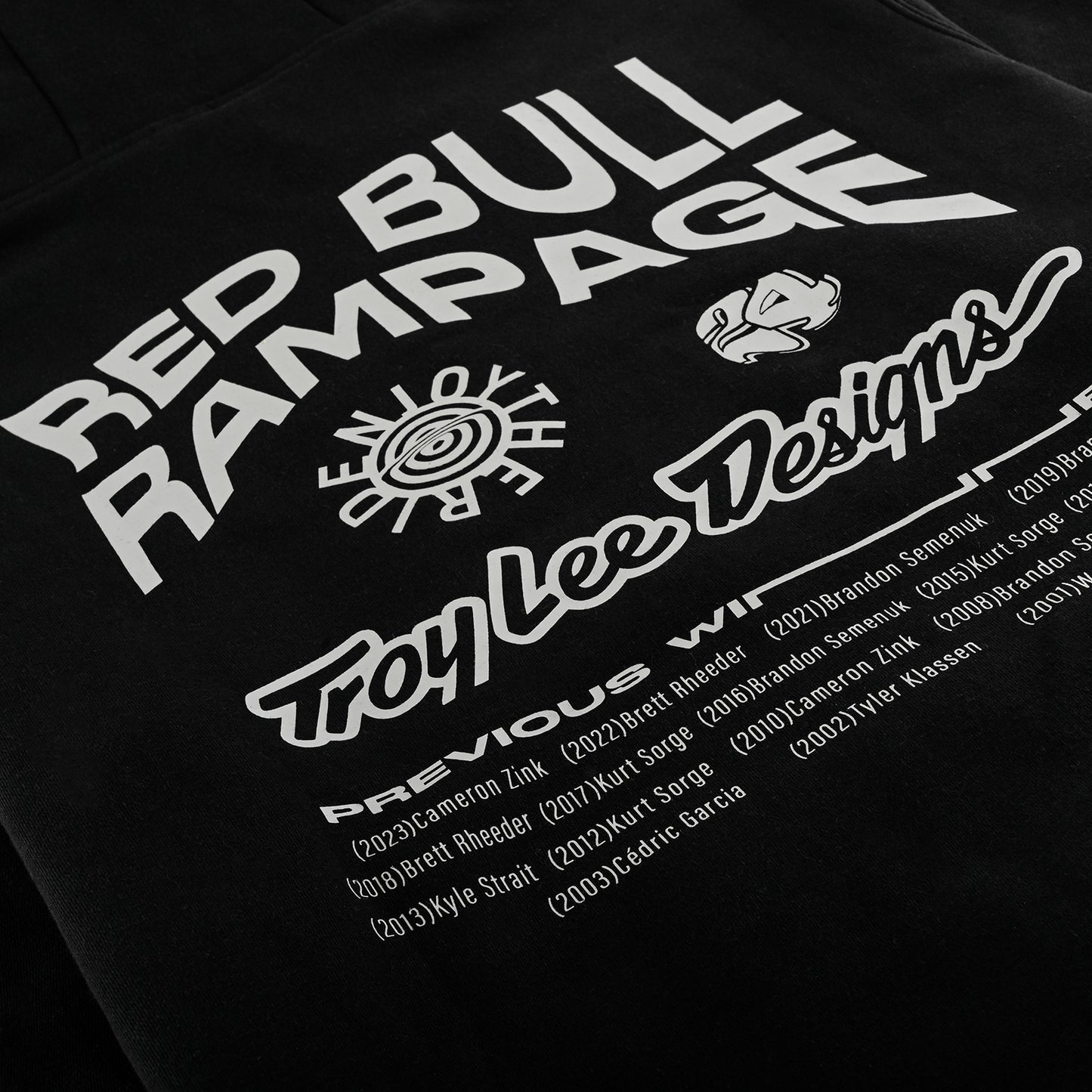 Sweat à capuche Troy Lee Designs X Redbull Rampage Mind Melt Noir