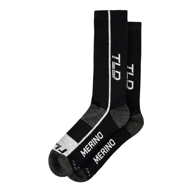 Chaussettes Chill en laine mérinos Mono Noir