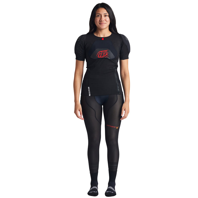 Stage Ghost D3O Short Sleeve Baselayer Solid Black