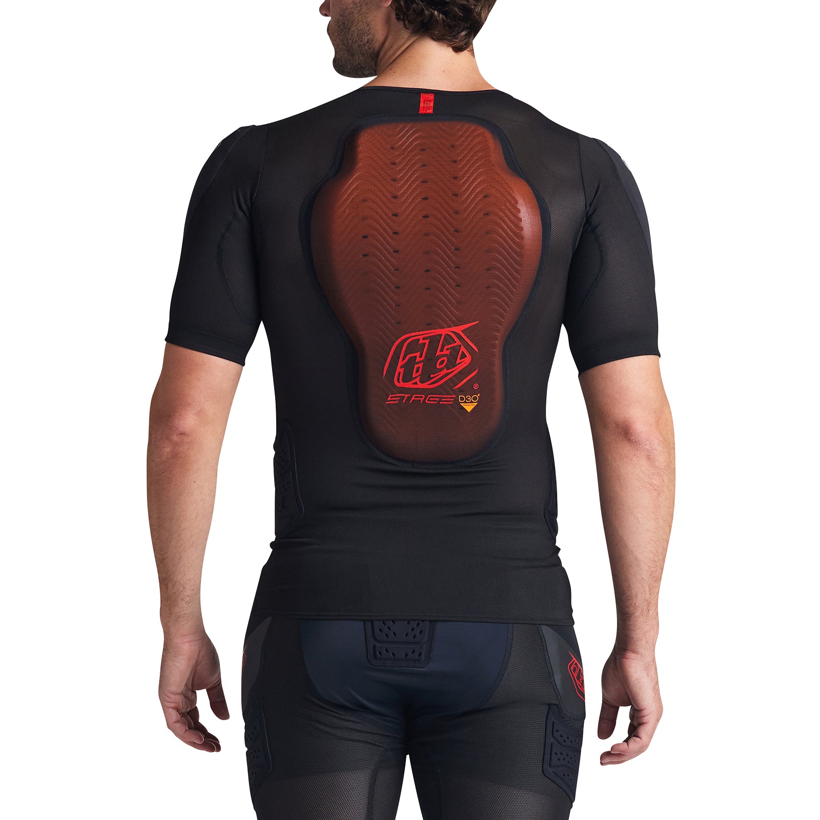 Stage Ghost D3O Short Sleeve Baselayer Solid Black – Troy Lee