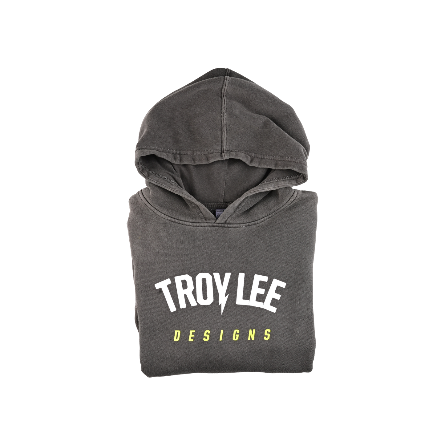 Youth Pullover Hoodie Bolt Washed Gray