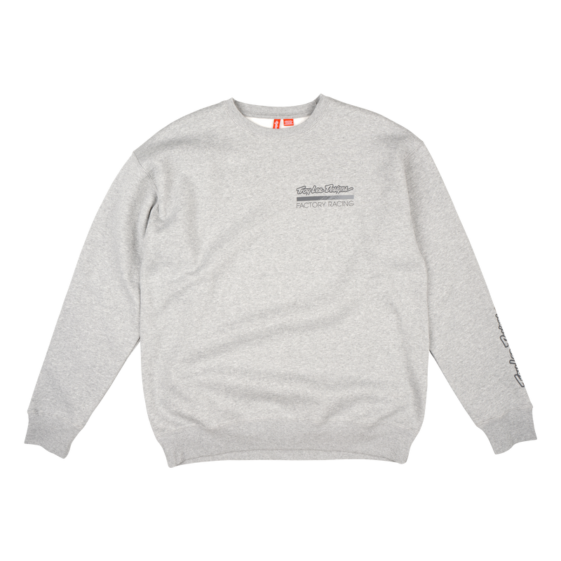 Crewneck Troy Lee Designs Factory Racing Gray Heather