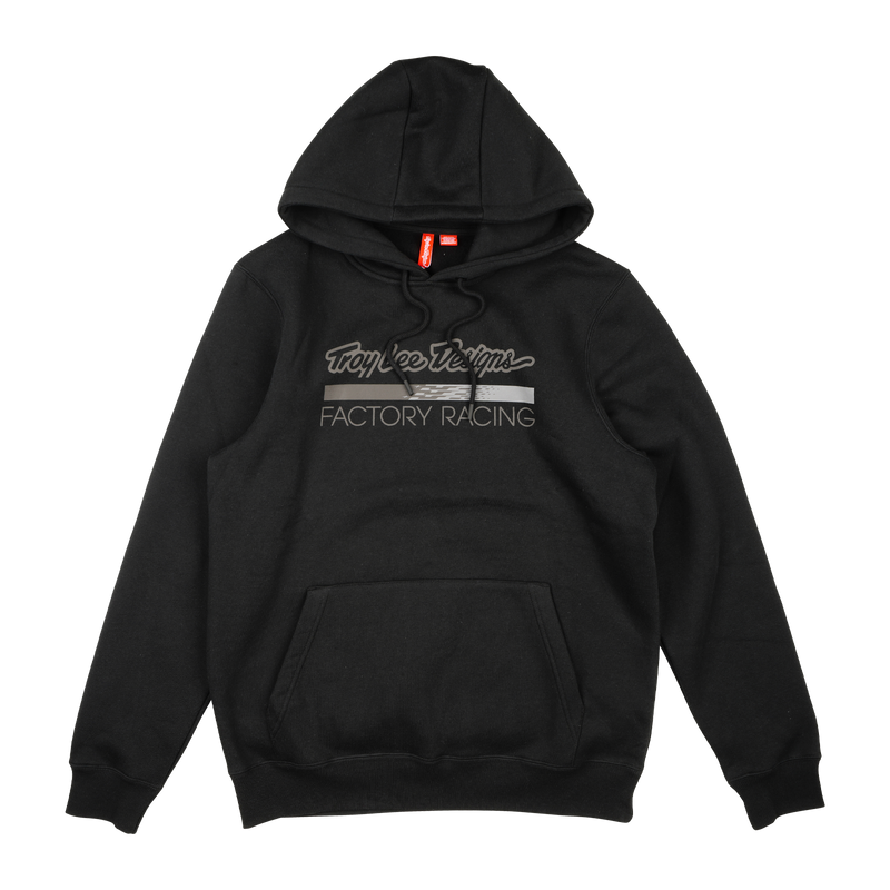 Pullover Hoodie Troy Lee Designs Factory Racing Black / Reflective