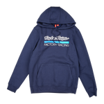Pullover Hoodie Troy Lee Designs Factory Racing Navy / Blue