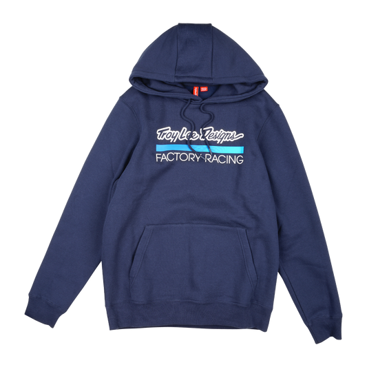 Pullover Hoodie Troy Lee Designs Factory Racing Navy / Blue