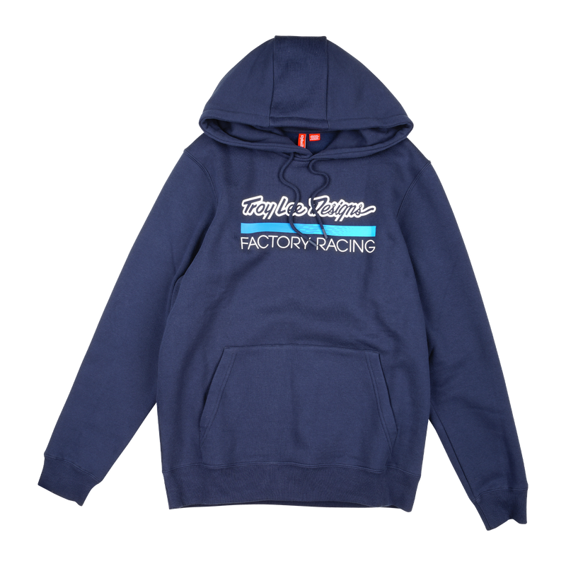 Pullover Hoodie Troy Lee Designs Factory Racing Navy / Blue