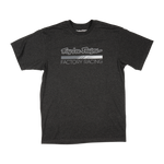 Short Sleeve Tee Troy Lee Designs Factory Racing Black Heather / Gray