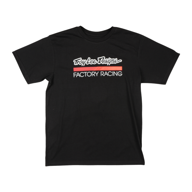 Short Sleeve Tee Troy Lee Designs Factory Racing Black / Red