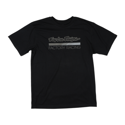 Short Sleeve Tee Troy Lee Designs Factory Racing Black / Reflective