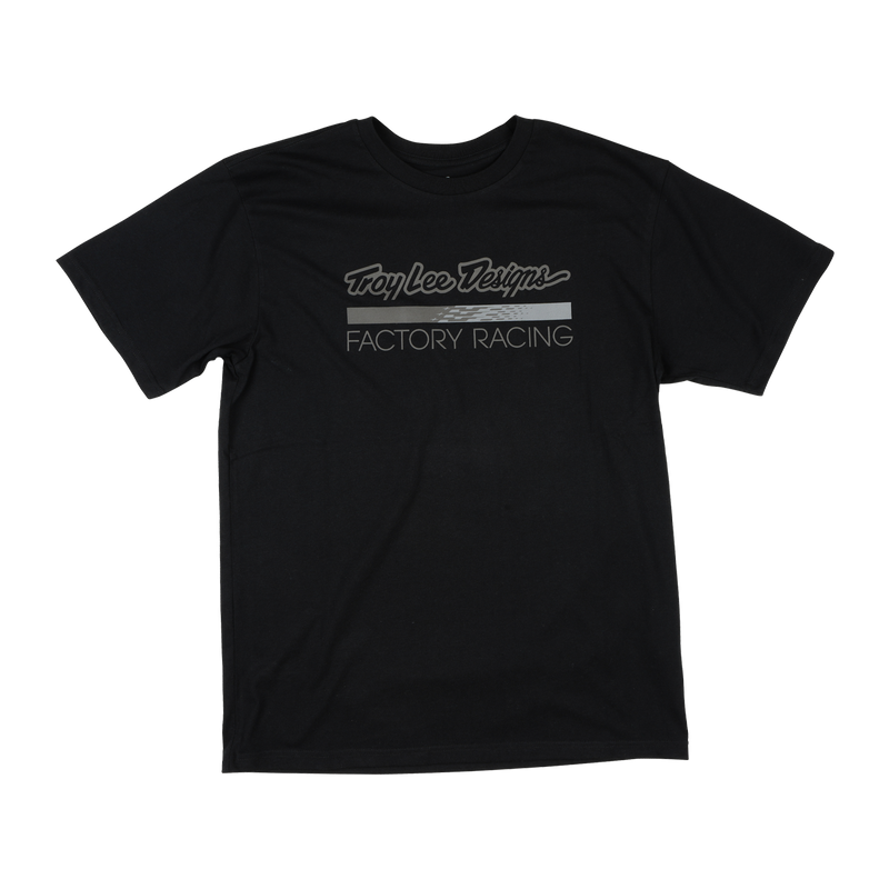 Short Sleeve Tee Troy Lee Designs Factory Racing Black / Reflective
