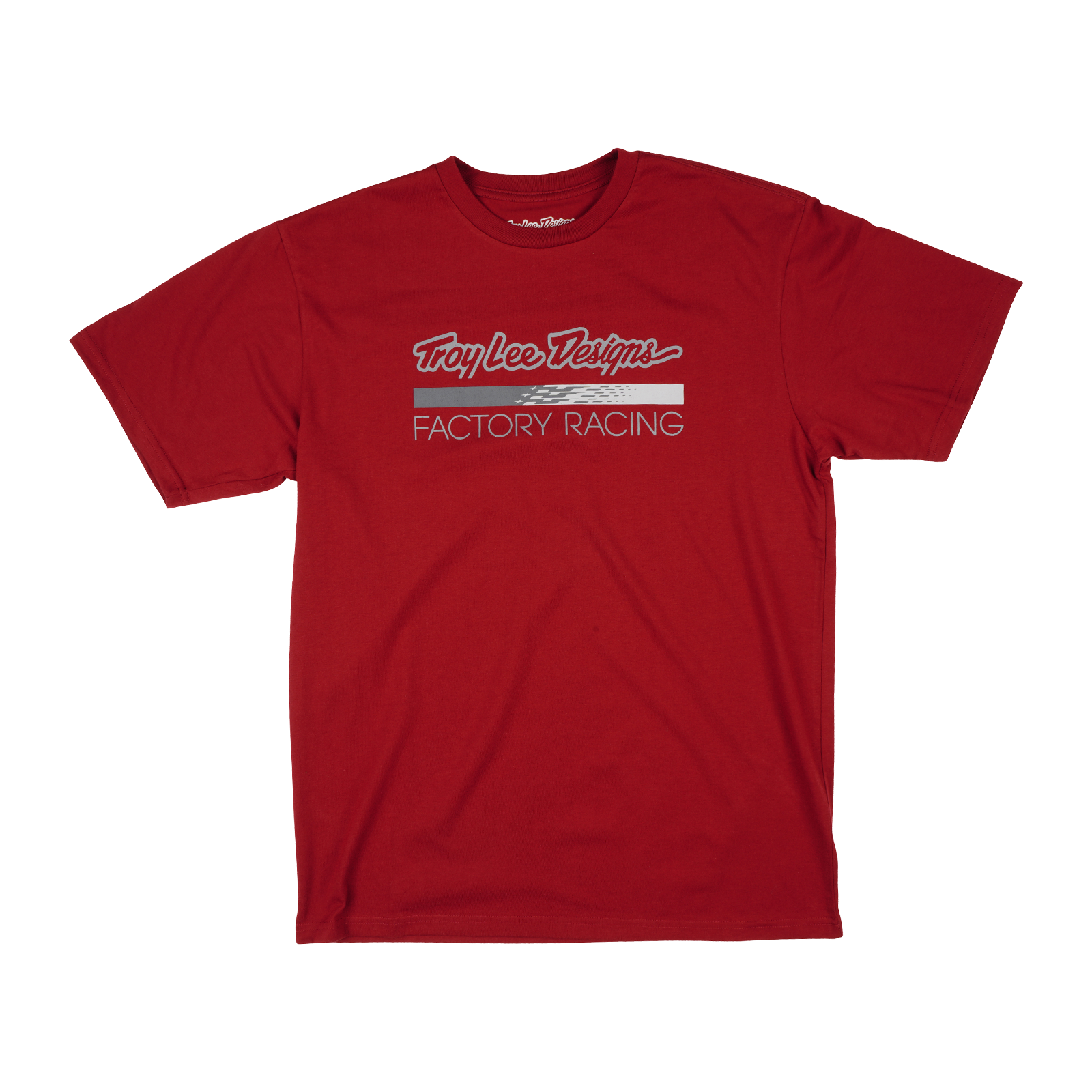 Short Sleeve Tee Troy Lee Designs Factory Racing Burgundy